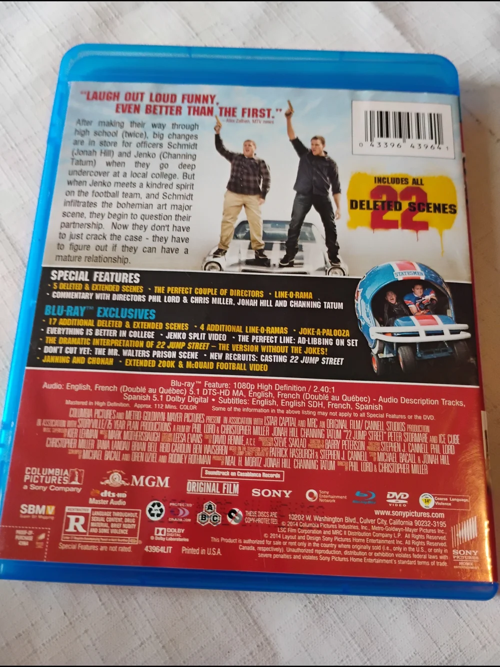 Sony Blu-ray 22 Jump Street - Blue Case